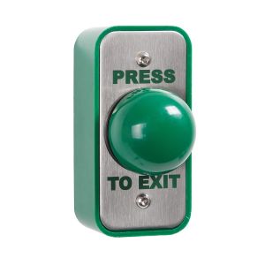 Exit_Button_Narrow_Access_Control_Green_Dome_REX110